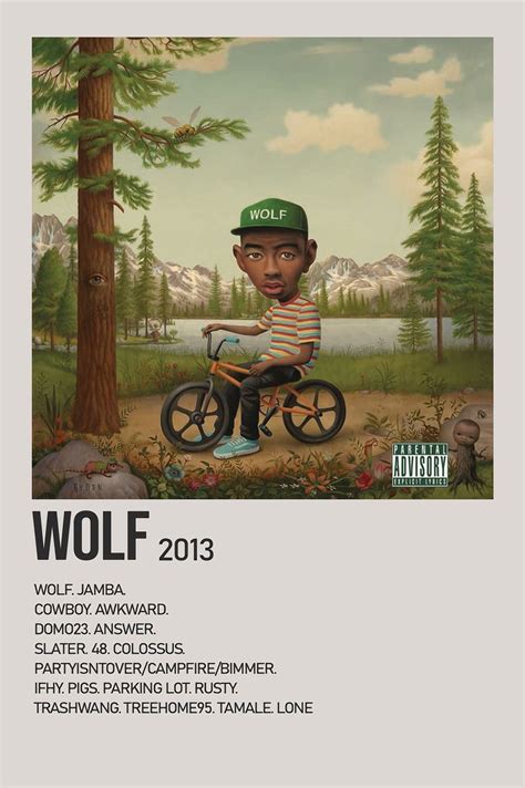 tyler the creator wolf poster|Amazon.com: Tyler The Creator Posters